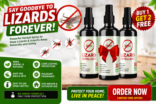 Lizard Repellent Spray | Buy 1 Get 2 Free | 🔥